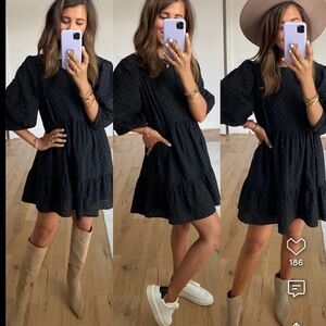 Wayf x Dede raad & Emily Herron black mini dress